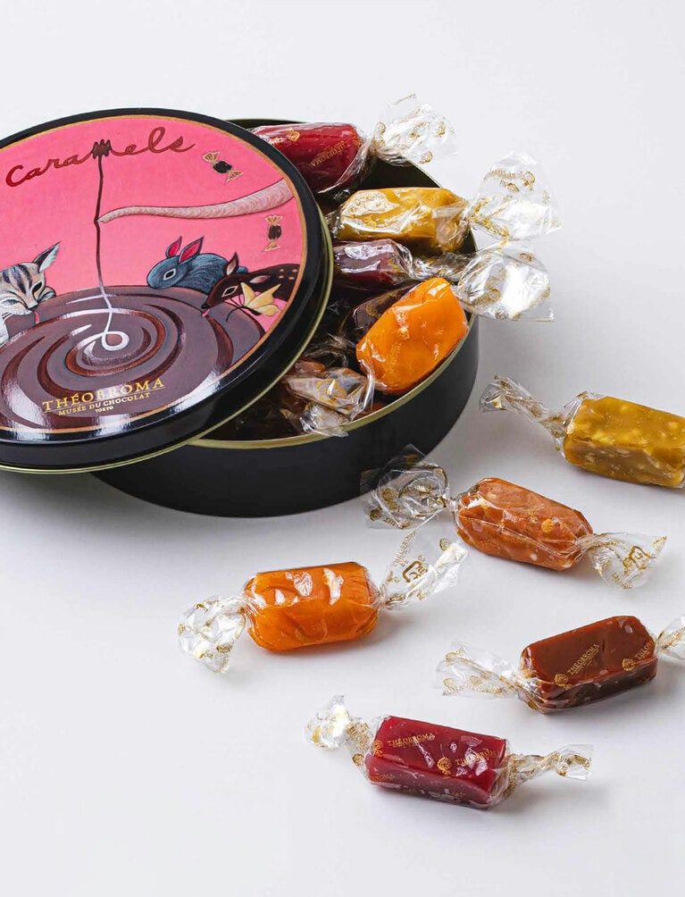 ミュゼ・ドゥ・ショコラ テオブロマ「キャラメルアソート」2,160円。