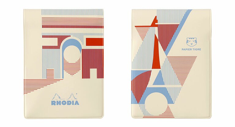 「ロディアカバー セリグラフィー byパピエ ティグル」No.11 アイボリー。