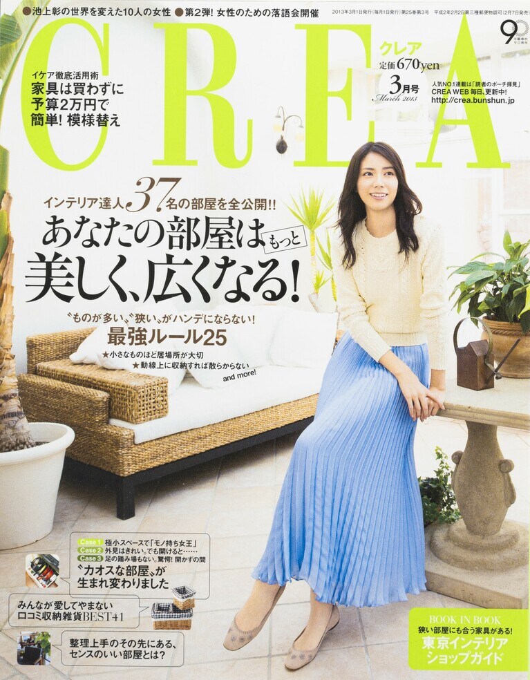 281.『CREA』2013年3月号
