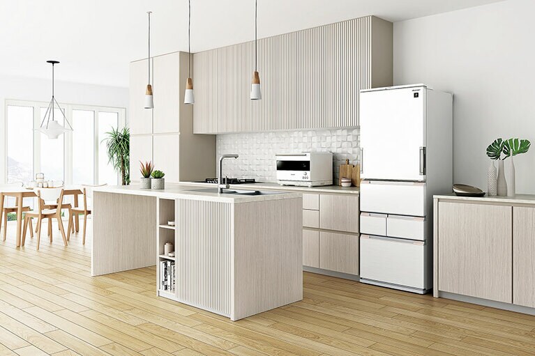 シャープ「SJ-MW46J」オープン価格(実勢価格約200,000円)。