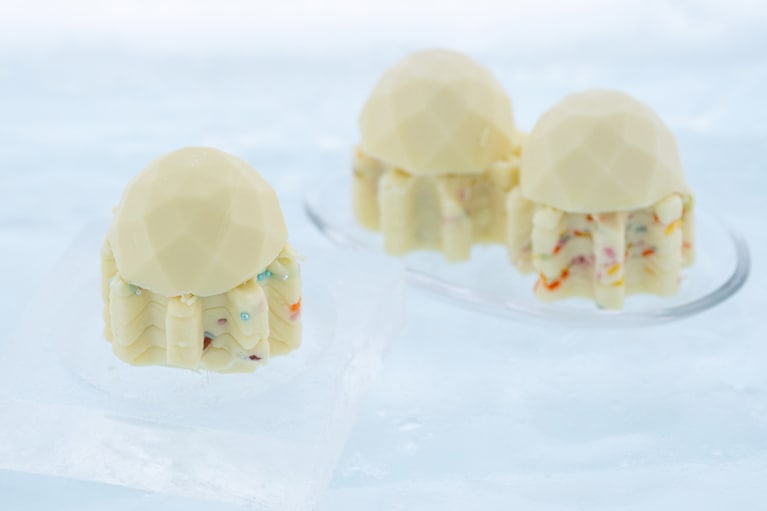 出来上がり。よく見たら、アイスヴィレッジに点在するドームの形ですね。