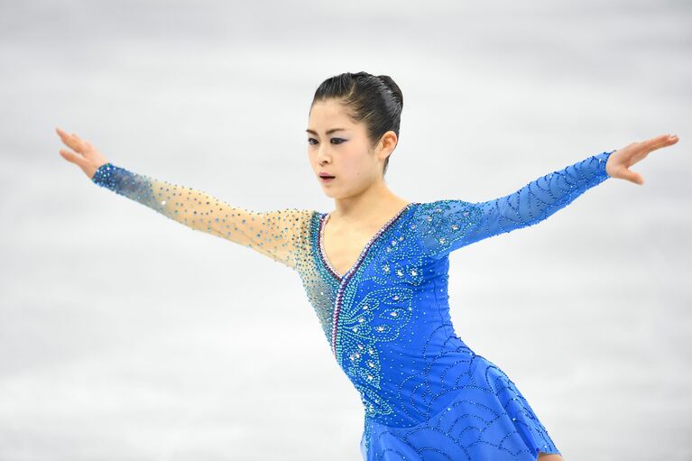 2018年平昌五輪での宮原知子さん　©JMPA
