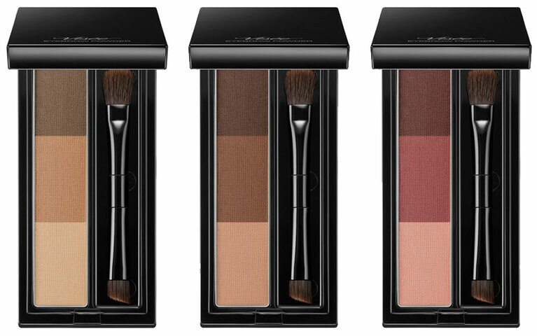 ヴィセ リシェ　アイブロウパウダー 全3色 各1,210円(編集部調べ)。左から、BR-1 ライトブラウン、BR-2 ブラウン、BR-3 ピンクブラウン。