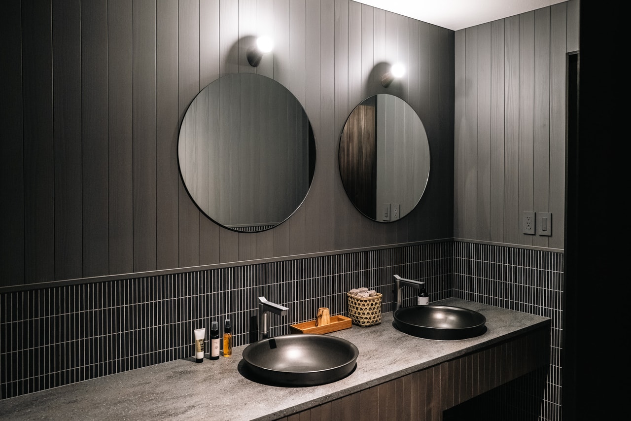 スペースに余裕があり、使い心地抜群の洗面所。