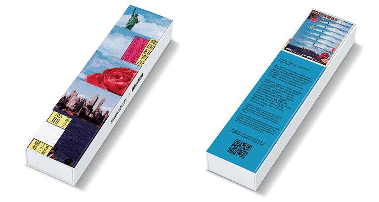 「New York」の箱パッケージ。