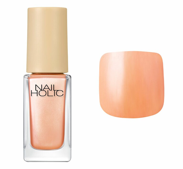 OR224 ビーズアンクレット。オレンジシャーベットチックなパールのきいたオレンジ。