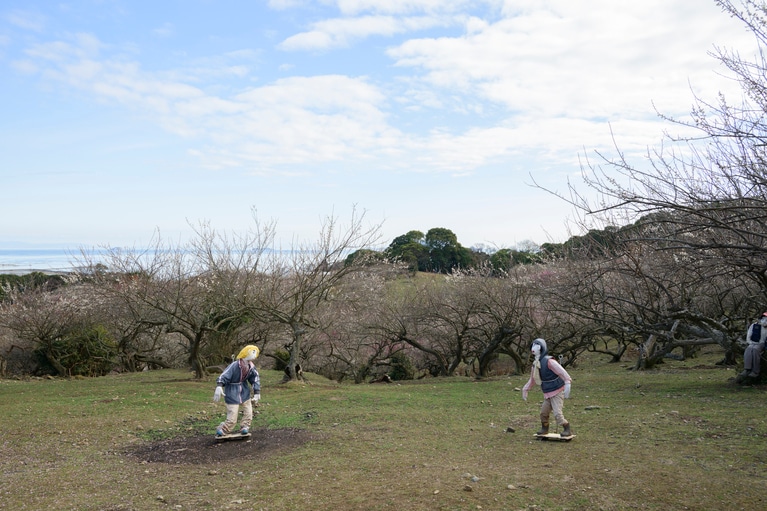 《早春の絶景散歩》紅白の梅の先には瀬戸内海、園内には古墳も！西日本随一の梅の名所「綾部山梅林」へ【兵庫県】