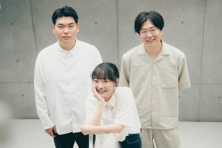 鈴木ジェロニモさん、上坂あゆ美さん、三浦直之さん。