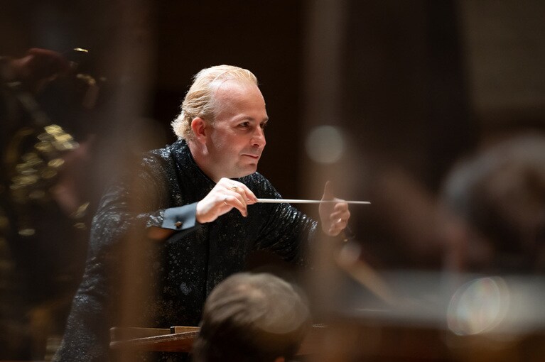指揮者のヤニック・ネゼ＝セガン　撮影：長澤直子