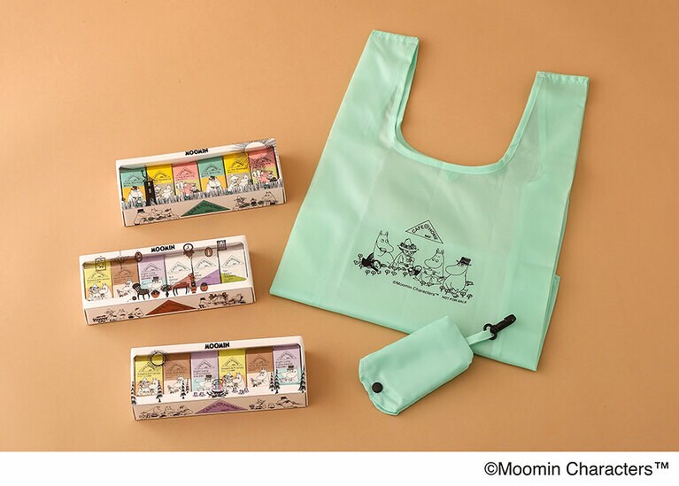 「ムーミン谷 春を待つFIKAセット 限定エコバッグ付き」4,700円(数量限定／2020年9月4日(金)発売)。