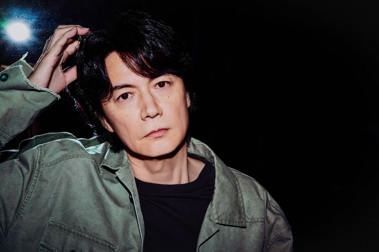 映画「ブラック・ショーマン」でダークヒーロー神谷武史を演じている福山雅治 撮影:SASU TEI ヘアメイク:新宮利彦 スタイリング:二村毅