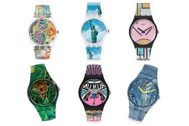 Swatch MoMA コラボ 腕時計 MoMAとSwatchのスペシャルコラボ♡ “あの名画”が「時計」になって新