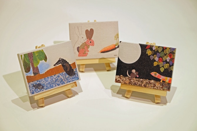 怖い絵展 ミニキャンバス 2点セット 怖い絵展 ミニキャンバス 2点セット