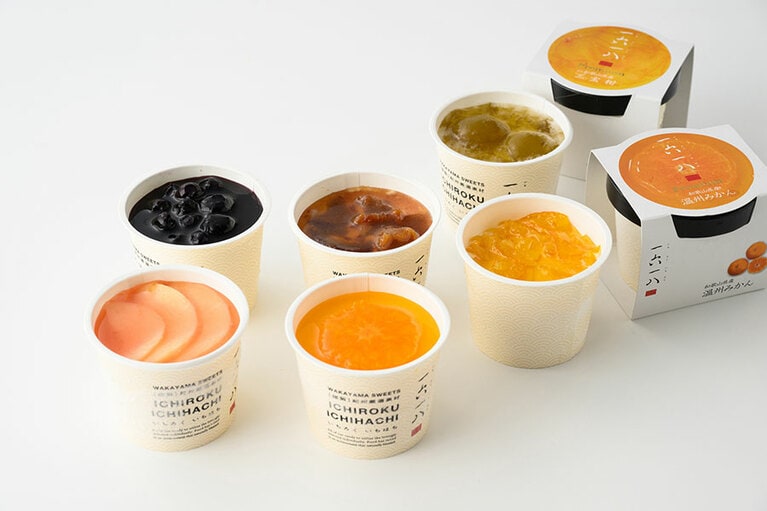 一六一八「実 -minori- SET」4,800円（120ml×8個入り）／和歌山県