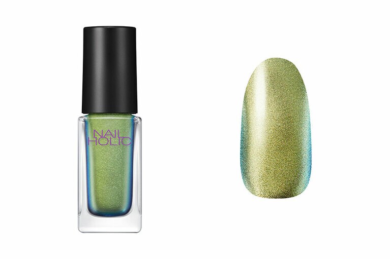 ぎっしりの同系色パールのきらめきで華やかになる、メタリックグリーン、GR727。