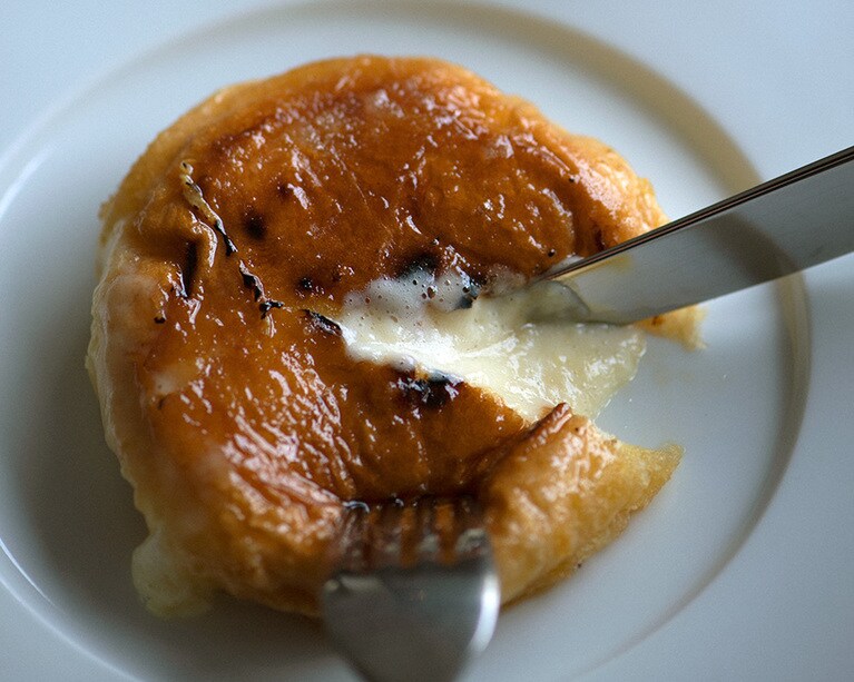 なかからクリームがとろ〜ん。