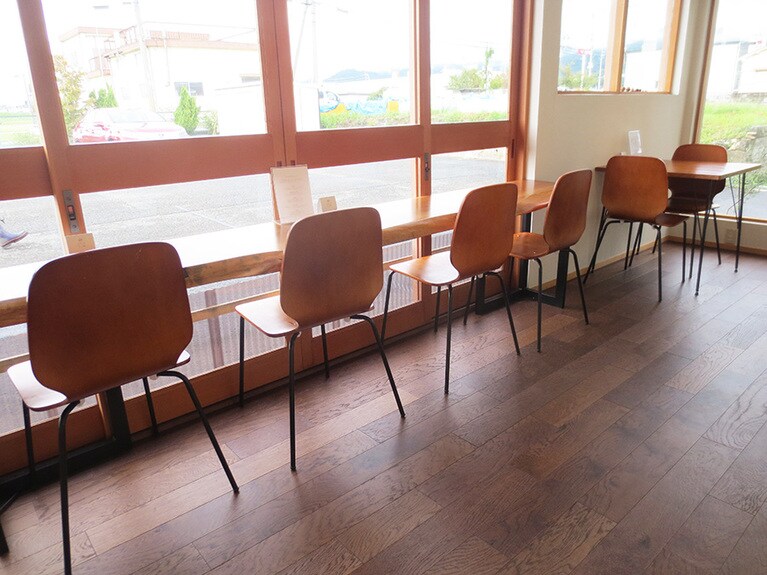 イートインスペース。