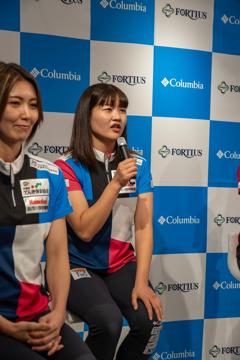 東京・原宿の旗艦店COLUMBIA TOKYO FLAGSHIPで開かれたイベントの様子。