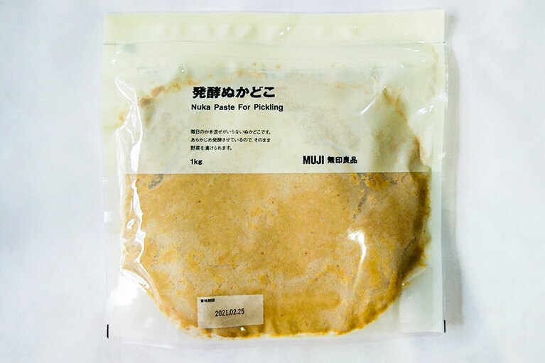 発酵ぬかどこ 890円(税込)／無印良品。通販でも購入できる。