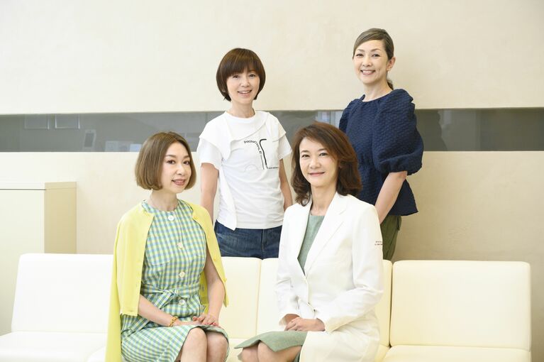 渡辺満里奈さん（上左）、松本孝美さん（上右）、野宮真貴さん（下左）、髙瀬聡子さん（下右）