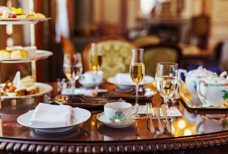 優雅なアフタヌーンティー。