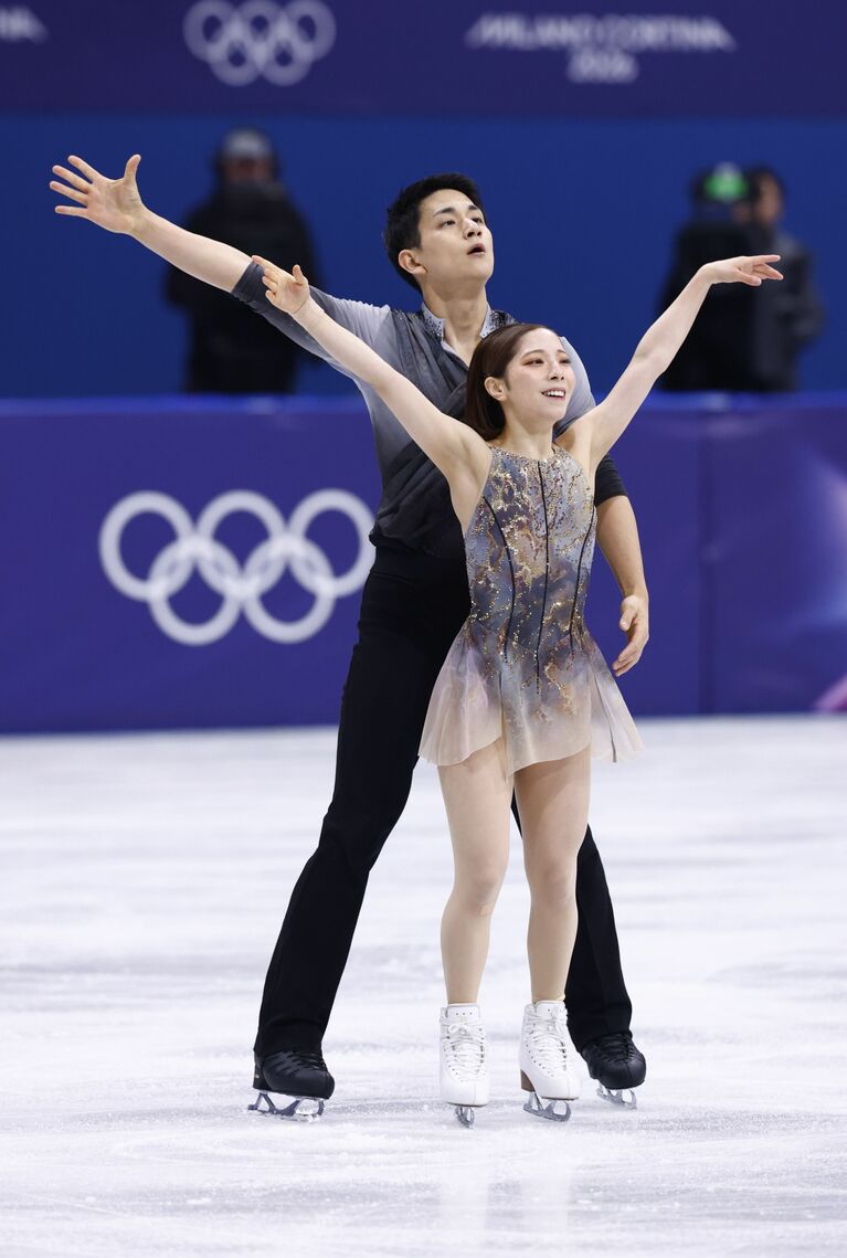 【ミラノ・コルティナ五輪】息ぴったりのりくりゅう（三浦璃来、木原龍一）©JMPA