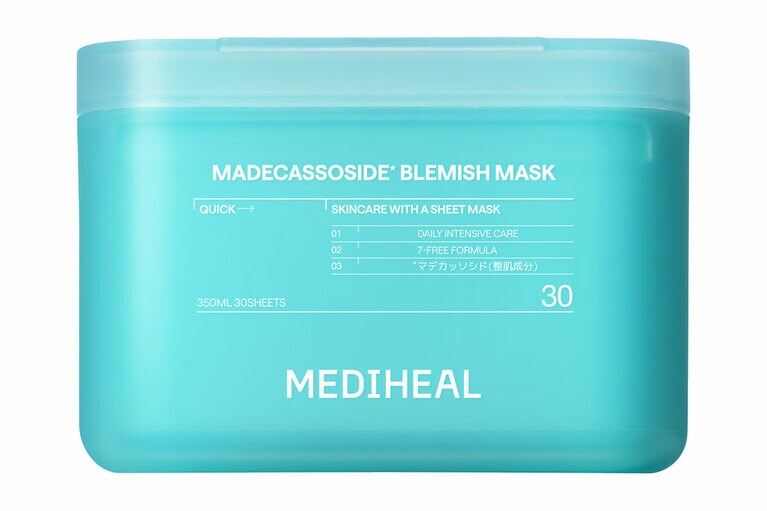マデカッソシド ブレミッシュマスク[30枚マスク] 350mL 30枚 2,640円／メディヒール