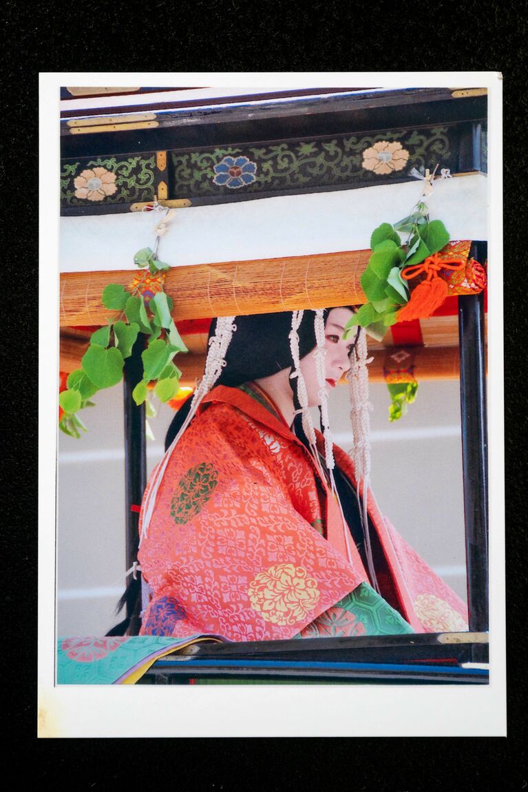 2008年5月、葵祭の第53斎王代に選ばれ、大役を務めた（本人提供）