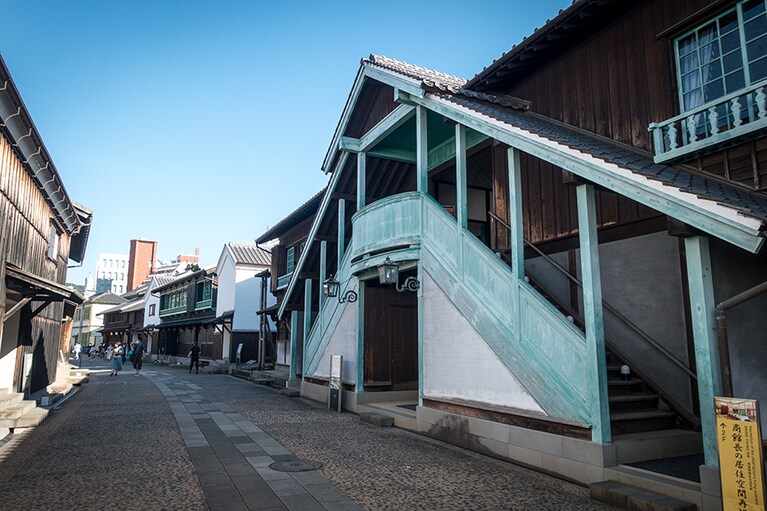 出島は国指定史跡になります。