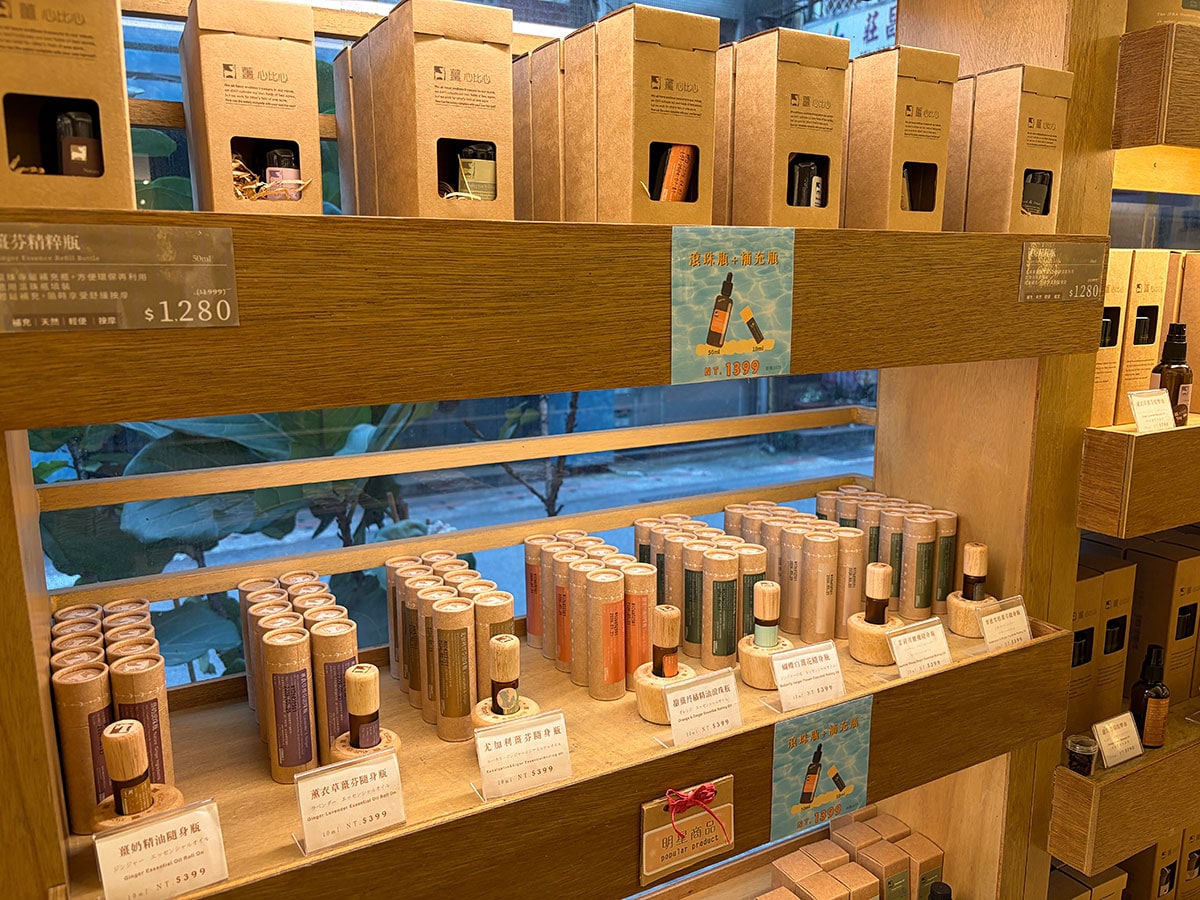 夏におすすめの生姜アロマオイルは1本399元。詰め替え用のオイルも販売されているので、長く愛用できます。