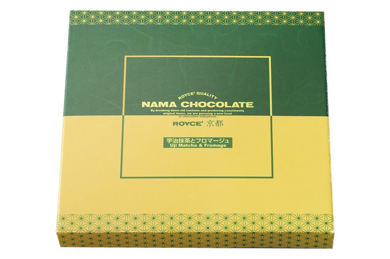 生チョコレート［宇治抹茶とフロマージュ］ 20粒 945円。