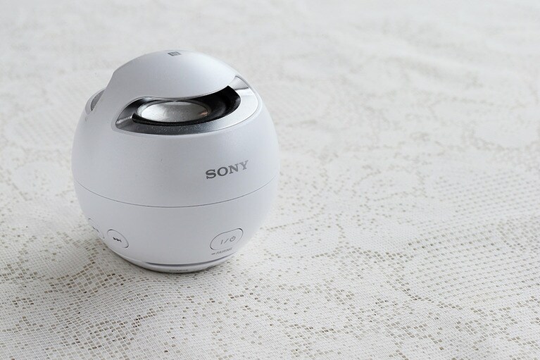 SONYワイヤレスポータブルスピーカーSRS-X1(生産終了)。