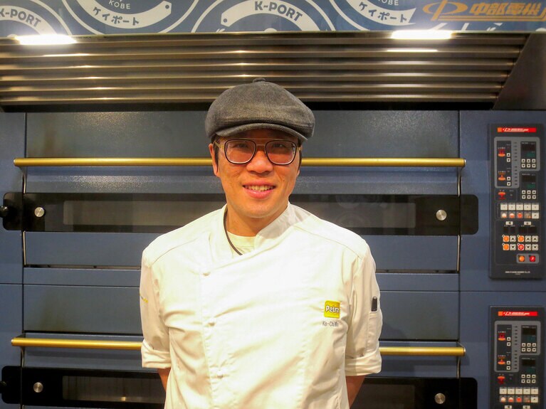パンを作るのは、台湾人の呉克己さん。