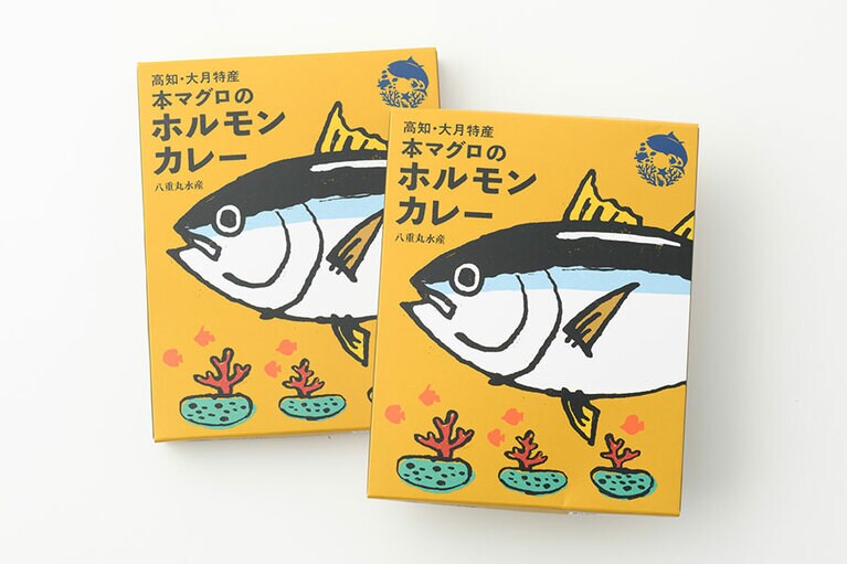 【高知県】本マグロのホルモンカレー 648円(200g)。