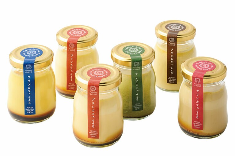 プリン詰め合わせ〈6個入り〉2,830円／プリンカフェ448
