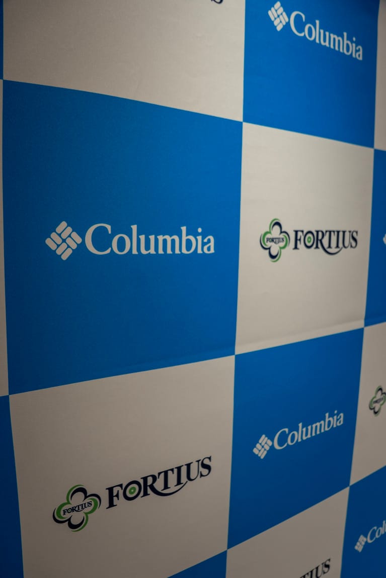 東京・原宿の旗艦店COLUMBIA TOKYO FLAGSHIPで開かれたイベントの様子。