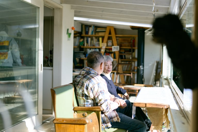 こぐれひでこさんと近田春夫さん。