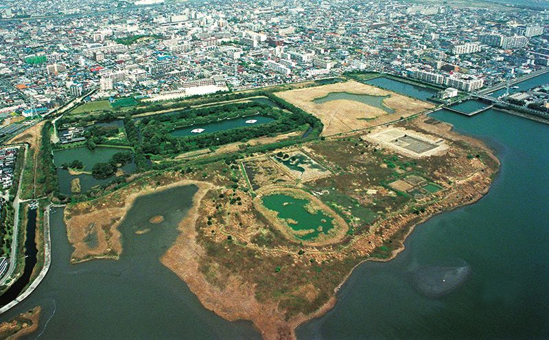 千葉の新浜鴨場。元溜（もとだまり）という池に2000羽を超える野鴨などが越冬のため飛来する。鴨の狩猟期は11月中旬から翌年2月中旬