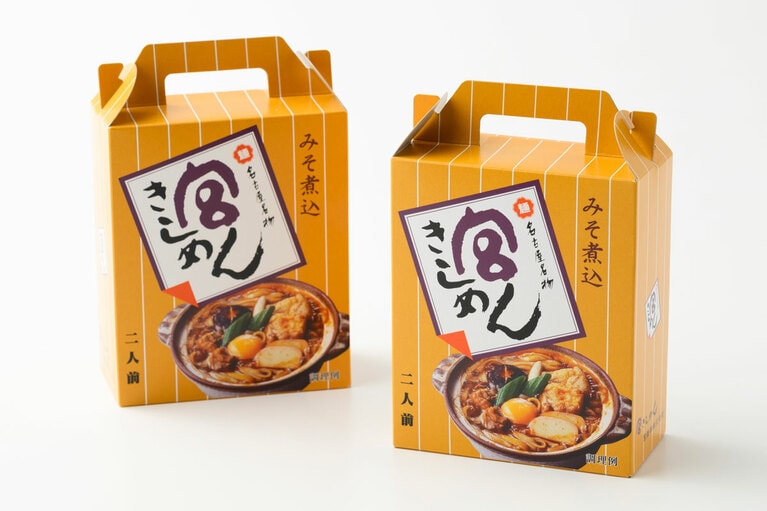 【愛知県】宮きしめん詰合　みそ煮込 各124g×2個入り 723円／宮商事