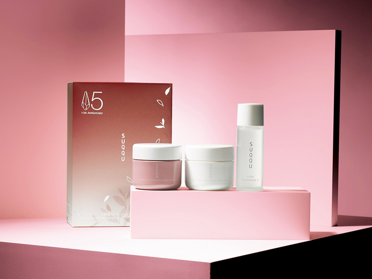15周年のSUQQUはお得感満載 顔筋マッサージ用特別キット発売！