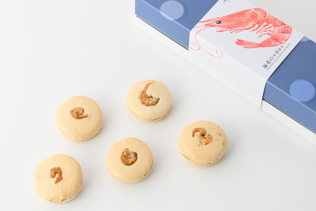 海老のマカロン 5個入り 2,980円／自然派菓子工房NeiGe