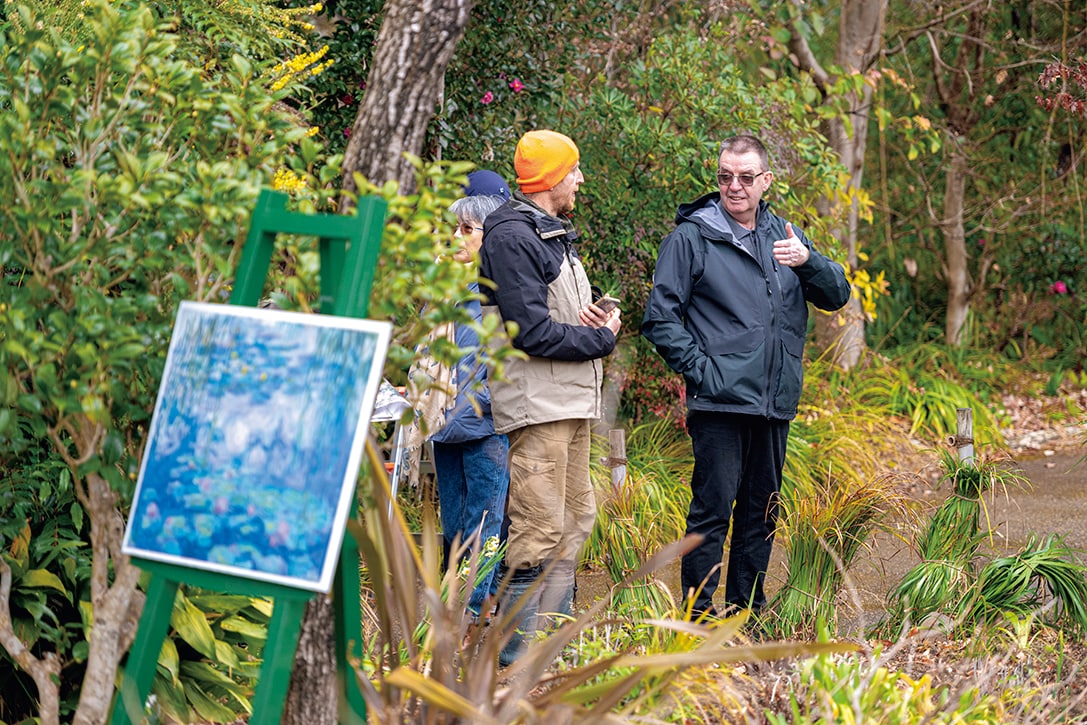 「ジヴェルニーと北川村は師弟関係ではなく同じ庭を愛する仲間」とアヴィサールさん。