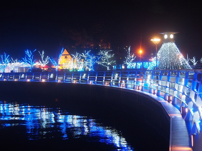 敦賀港イルミネーション　ミライエ。