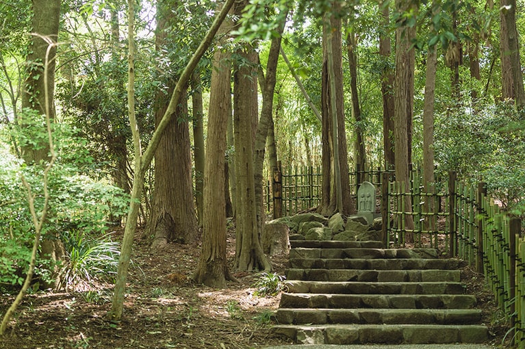 日本の自然を再現。ゆっくりと静かなひとときを過ごせます。