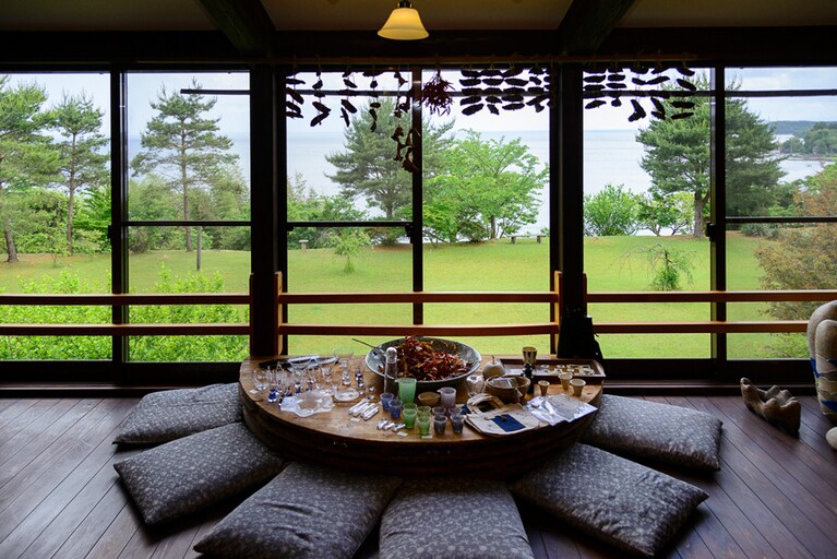 能登の里山でのんびりとした時間を過ごせるのも魅力。