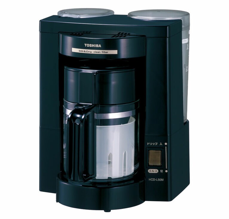 東芝ライフスタイル「コーヒーメーカー HCD-L50M」オープン価格（実勢価格7,000円前後）。