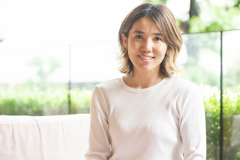 ザ・ノース・フェイスのマーケティング部・中村真記子さん。