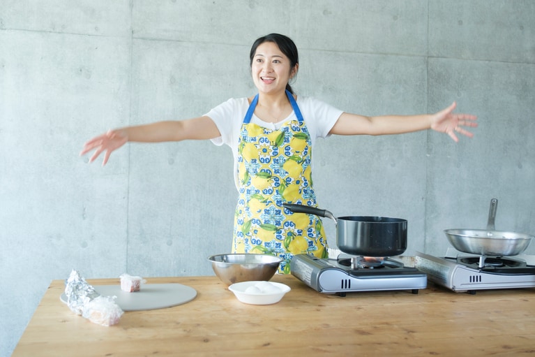 ありのママさん。この笑顔を見ると元気になれる！ という“ありタリアン”（ありのママさんのファン）も多い。