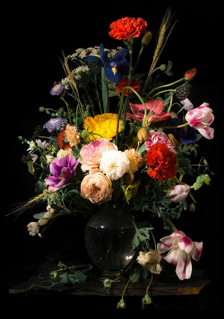 「粧」 ジクレープリント 2018年(7点組)。