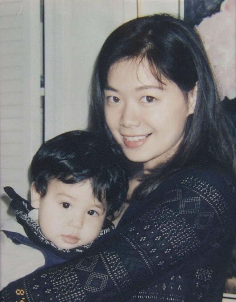 1995年フィレンツェから札幌へ戻ってきたころ。息子を連れて帰国。シングルマザー生活は充実していた。